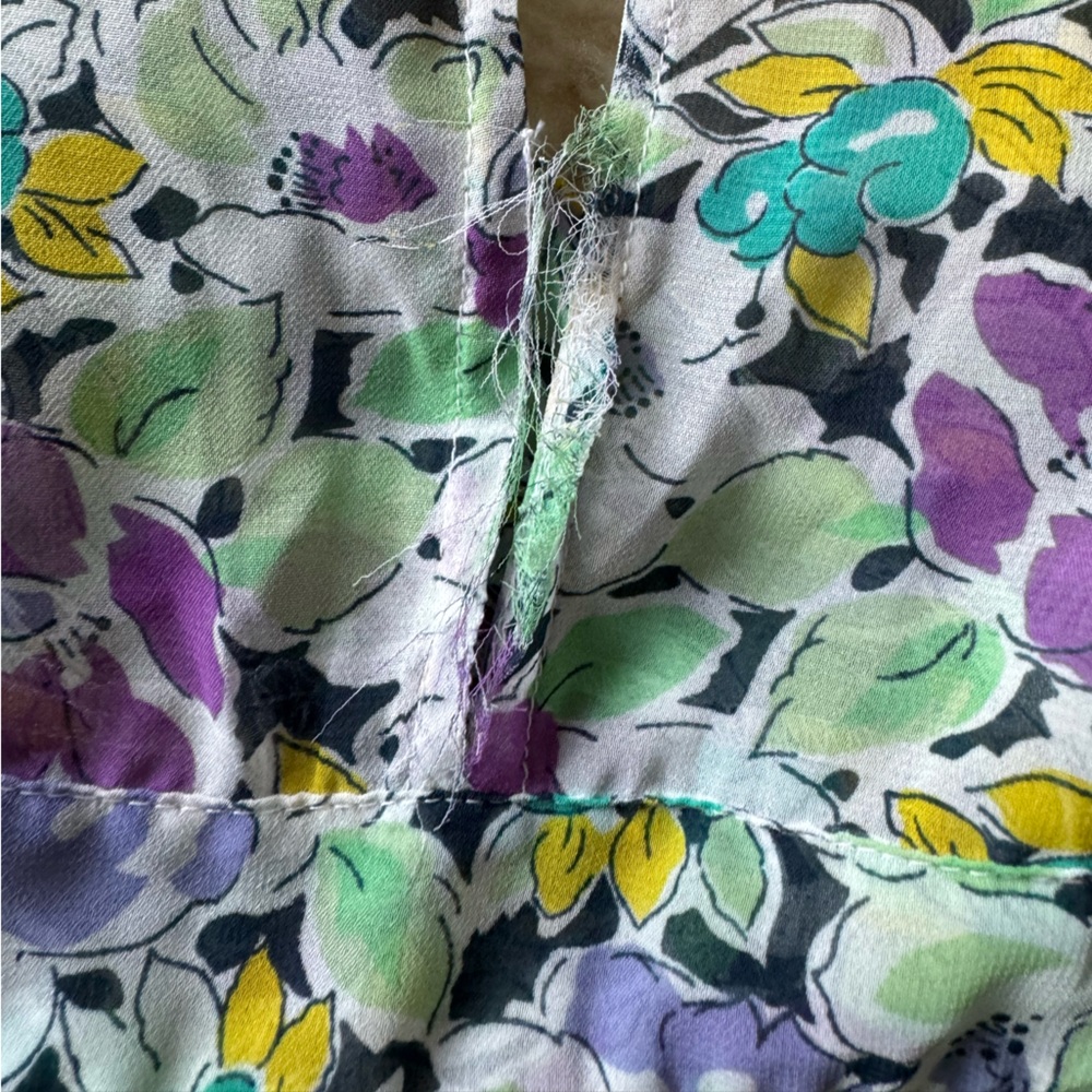 RARE American Eagle Flower Garden Dress HSM3 - Picture 10 of 14